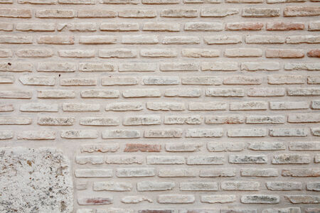 detail of the texture of an old brick wallの写真素材
