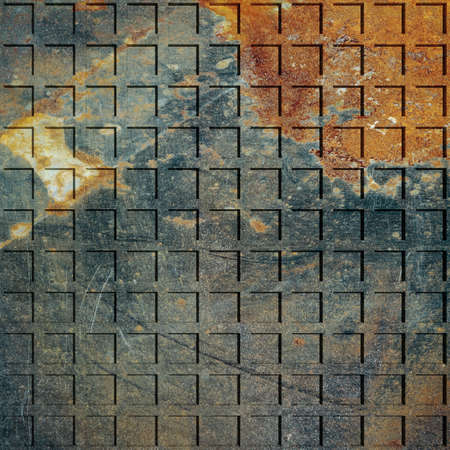 3d rendering of an old and rusty surfaceの写真素材