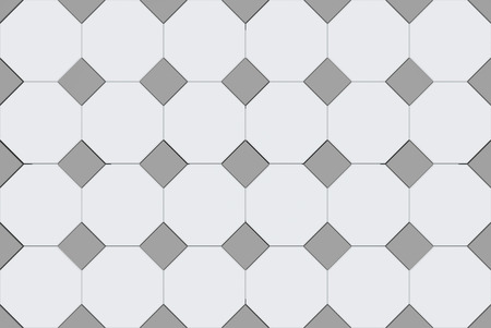 3d rendering of some white octagons