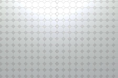 3d rendering of some white octagons
