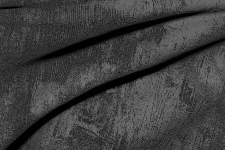 3d rendering of a background of a black old silkの写真素材