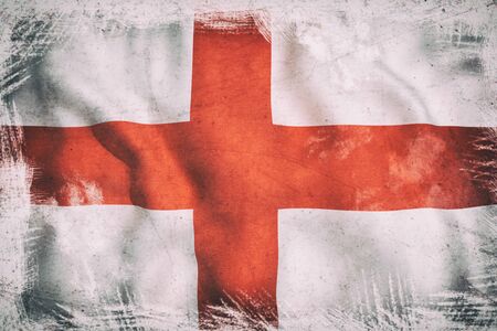 3d rendering of an england flagの写真素材