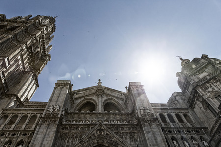 Toledo, Castilla la Mancha, Spain, Toledo´s Cathedralの写真素材