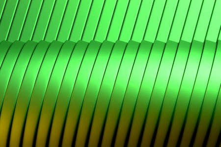 3d rendering of an abstract 3d composition with some metallic barsの写真素材