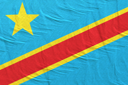 3d rendering of  Democratic Republic of Congo flagの写真素材