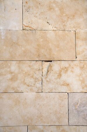 Stone Brick Wall. Detail