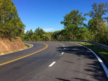 Road in the mauntains. Chiang Mai, Thailand.