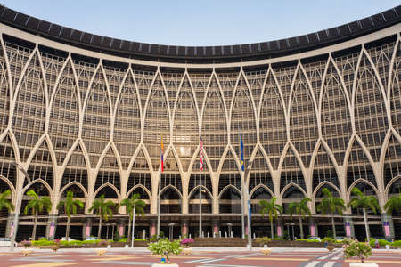 PUTRAJAYA, MALAYSIA - AUGUST 11: Ministry of Finance Complex in Putrajaya on August 11, 2016 in Kuala Lumpur, Putrajaya.のeditorial素材