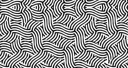 hand drawn black and white ink striped seamless background seamless, black, white, drawn, hand, striped, ink, texture, pattern, abstractの写真素材