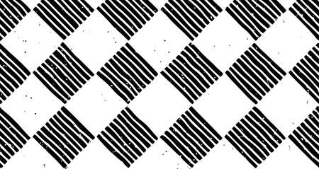 hand drawn seamless repeating pattern with background seamless, black, pattern, background, hand, repeating, texture, drawn, graphic, lineの写真素材