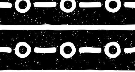 hand drawn style ethnic seamless pattern abstract background seamless, black, pattern, abstract, hand, style, ethnic, background, drawn, textureの写真素材
