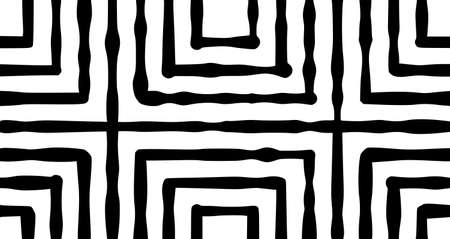 hand drawn striped seamless pattern with background seamless, black, drawn, pattern, striped, hand, texture, abstract, backdrop, textileの写真素材