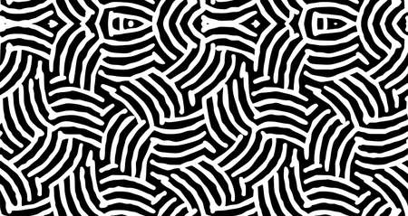 hand drawn black and white ink striped seamless background black, seamless, white, drawn, hand, striped, ink, texture, pattern, abstractの写真素材