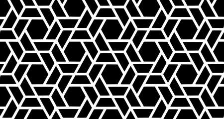 seamless abstract shapes pattern modern background seamless, black, grid, abstract, pattern, shapes, modern, texture, geometric, monochromeの写真素材