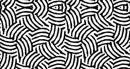 hand drawn black and white ink striped seamless background black, seamless, white, drawn, hand, striped, ink, texture, pattern, backdropの写真素材