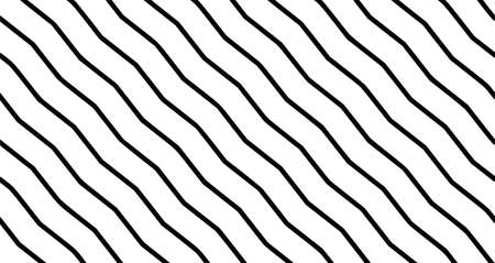seamless black and white wavy lines pattern background black, seamless, white, wavy, pattern, lines, line, abstract, texture, decorationの写真素材