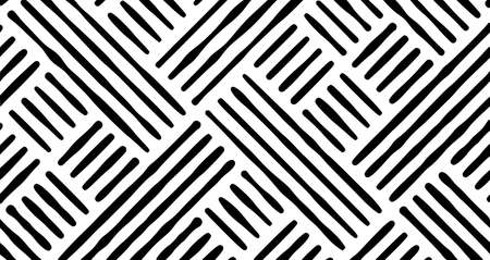 hand drawn striped seamless pattern with background seamless, black, drawn, pattern, striped, hand, texture, abstract, backdrop, textileの写真素材