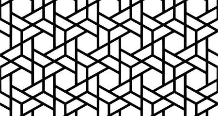 seamless abstract shapes pattern modern background seamless, black, grid, abstract, pattern, shapes, modern, texture, geometric, monochromeの写真素材