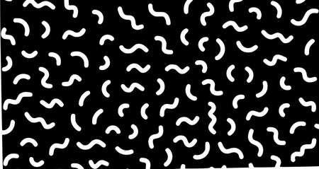 seamless abstract geometric pattern in retro background pattern, retro, seamless, style80s, black, abstract, geometric, memphis, texture, designの写真素材