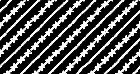 hand drawn style ethnic seamless pattern abstract background seamless, black, pattern, abstract, hand, style, ethnic, background, drawn, textureの写真素材