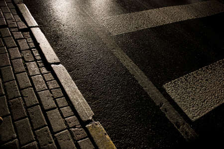 Road at midnight
