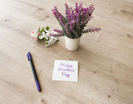 Mother's day noteの写真素材