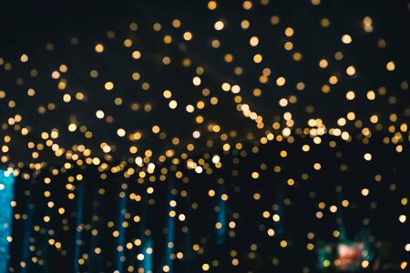 Defocused Christmas Bokeh fairy lights background. Christmas backdrop.
