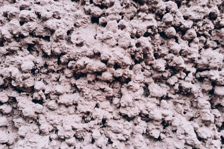 Pink unusual structural plaster . Design element of an old building exteriour.の写真素材