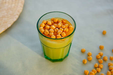 Boza or bosa, traditional fermented Turkish beverageの写真素材