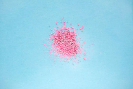 crushed pink eyeshadow