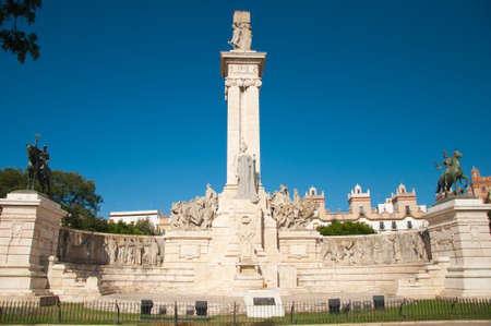 Commemoration of the first Spanish constitution, promulgated in Cadiz. March 19, 1812の写真素材