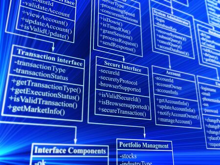 database structure - 3d backgroundの写真素材