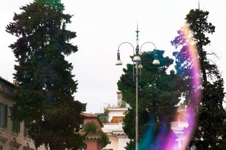 soap bubble in the center of Rome.の写真素材