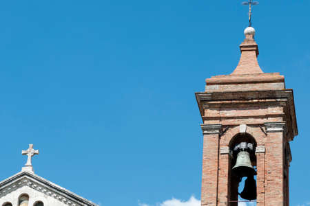 church of Sant 'Agnese in Montepulcianoの写真素材