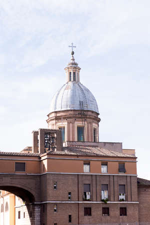 detail of the Basilica of Saints Ambrose and Charles