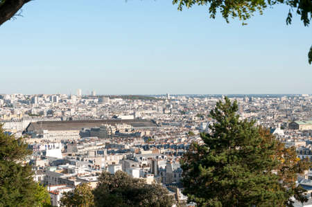 Panoramic view of Parisの写真素材