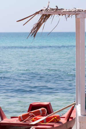 beach umbrellasの写真素材