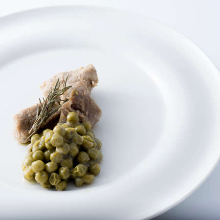 beef stew with peasの写真素材