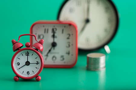 time is moneyの写真素材