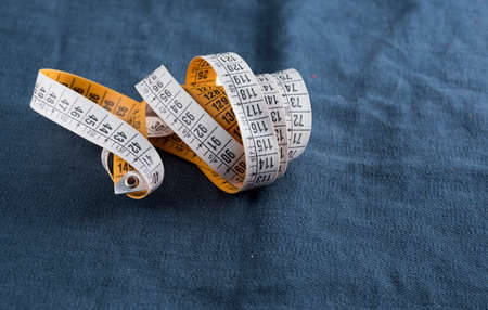 view of a tailored suit from a tailor in his studioの写真素材