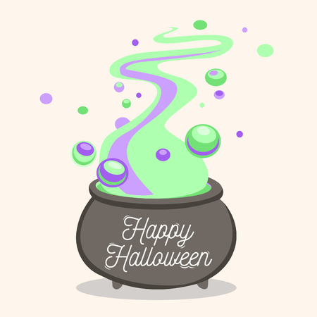Happy Halloween card, background, poster. Vector illustration.のイラスト素材