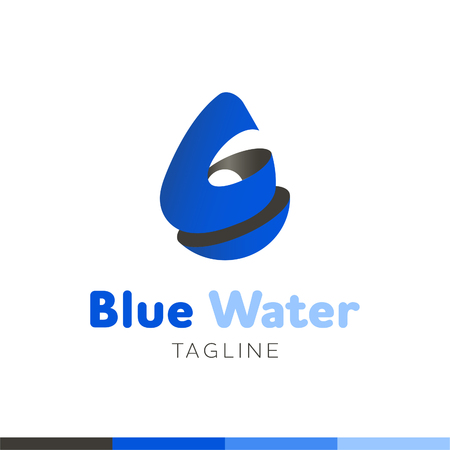 Drop. Cool vector icon or logo templateのイラスト素材