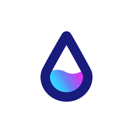 Drop. Cool vector icon or logo templateのイラスト素材