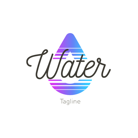 Drop. Cool vector icon or logo templateのイラスト素材