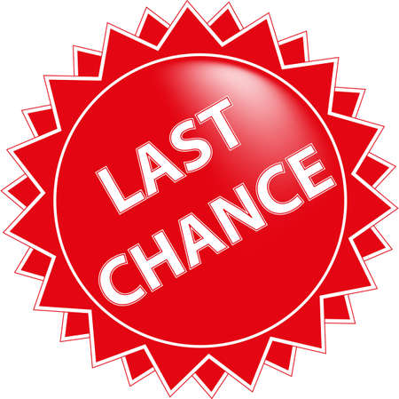 Label Last Chanceのイラスト素材