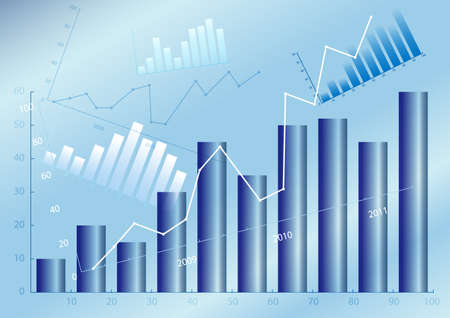 Business Graphのイラスト素材