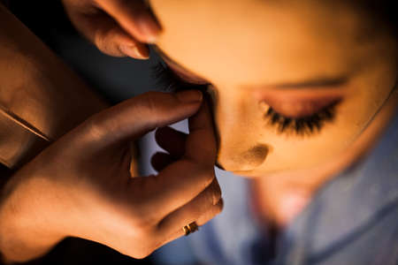 Make up what makes beautiful women more stunningの写真素材