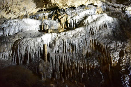Cave. Frozen beautyの写真素材