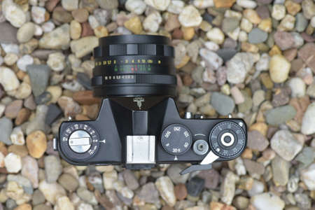 Camera.View from aboveの写真素材