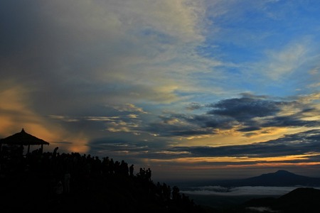Waiting Sunrise from Sikunir Peak